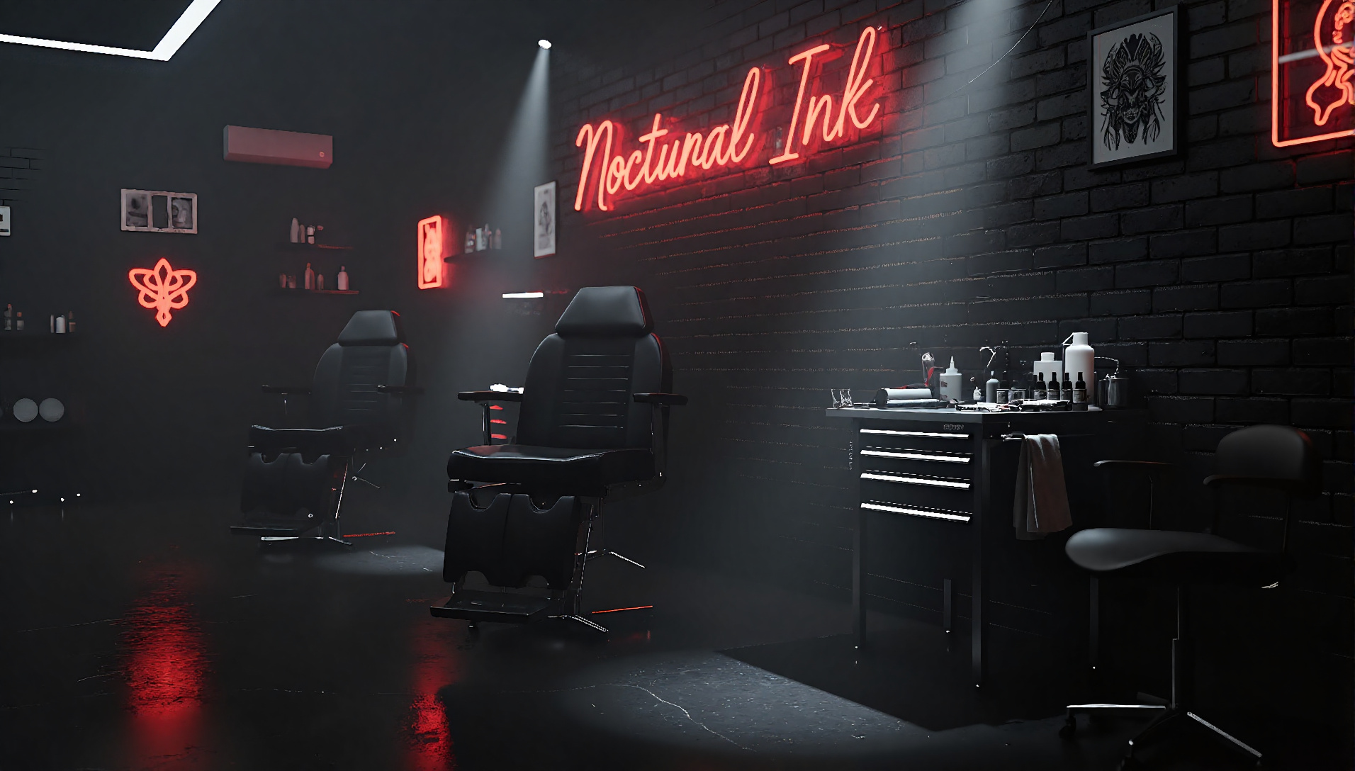 Tattoo Studio Background