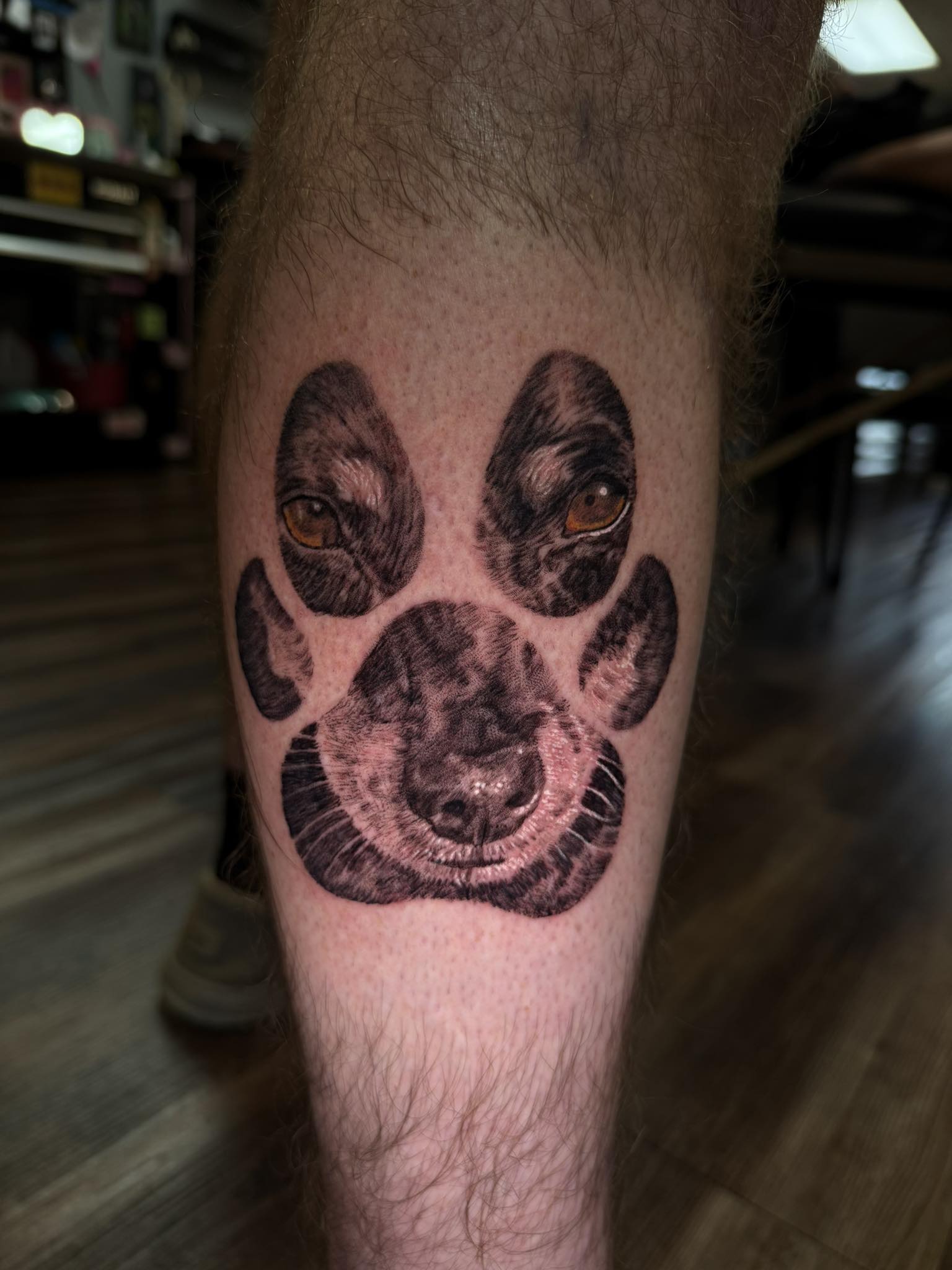 Paw Print Portrait