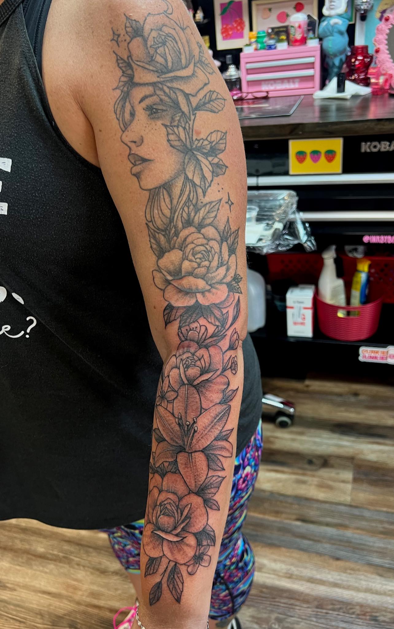 Floral Portrait Sleeve